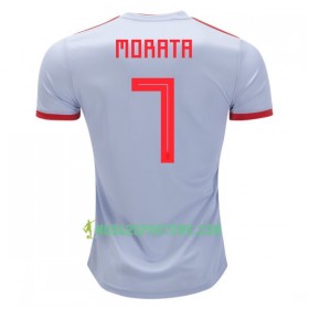 Koszulka Hiszpania Morata 7 Mistrzostwa Świata 2018 Wyjazdowe Stroje Piłkarskie